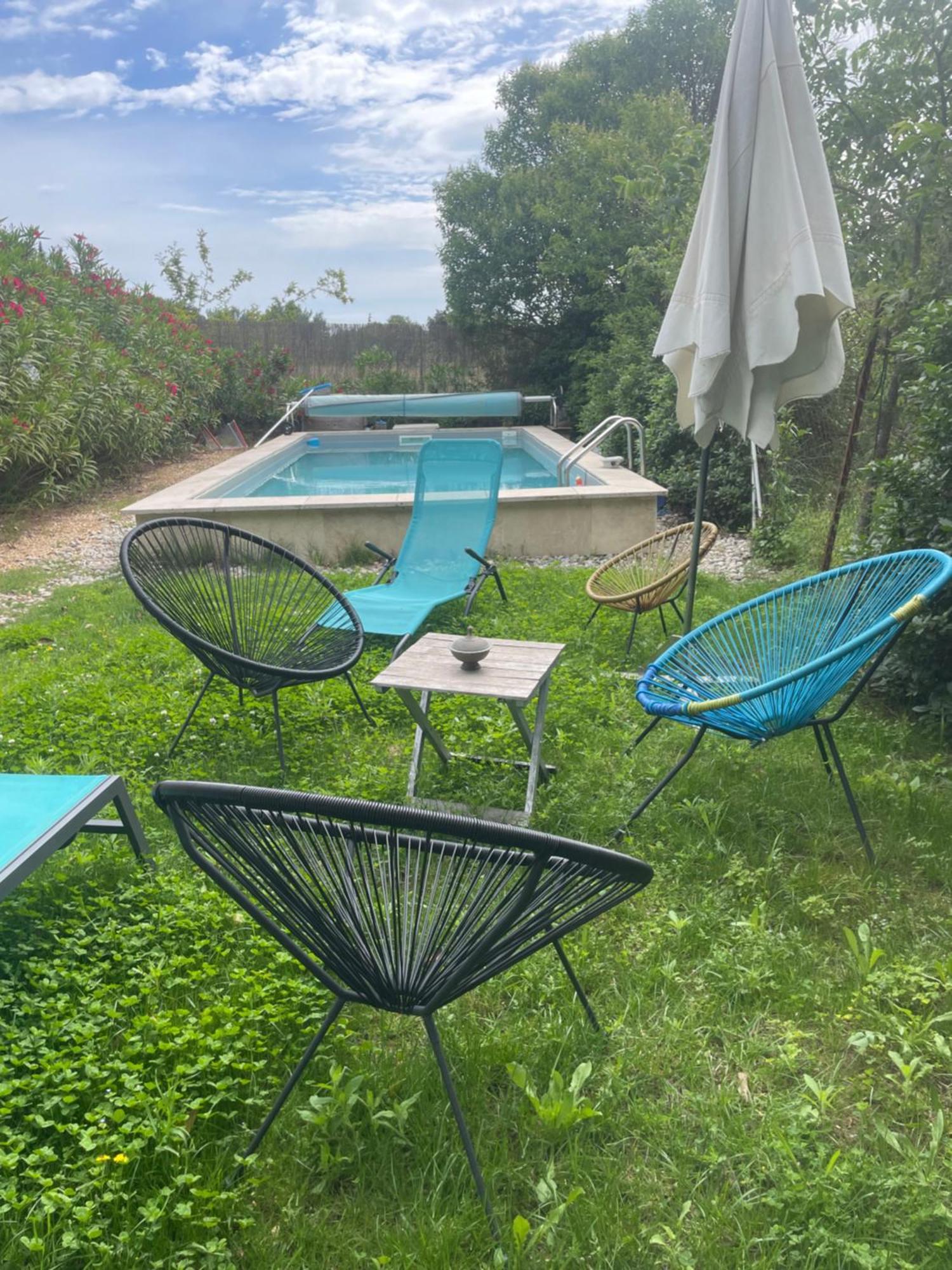 Studio Havre De Paix Au Pont Du Gard Piscine Et Jacuzzi Chez Valerie Payre Vers Pont du Gard Exterior foto